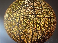 recyclart Newspaper Lamp